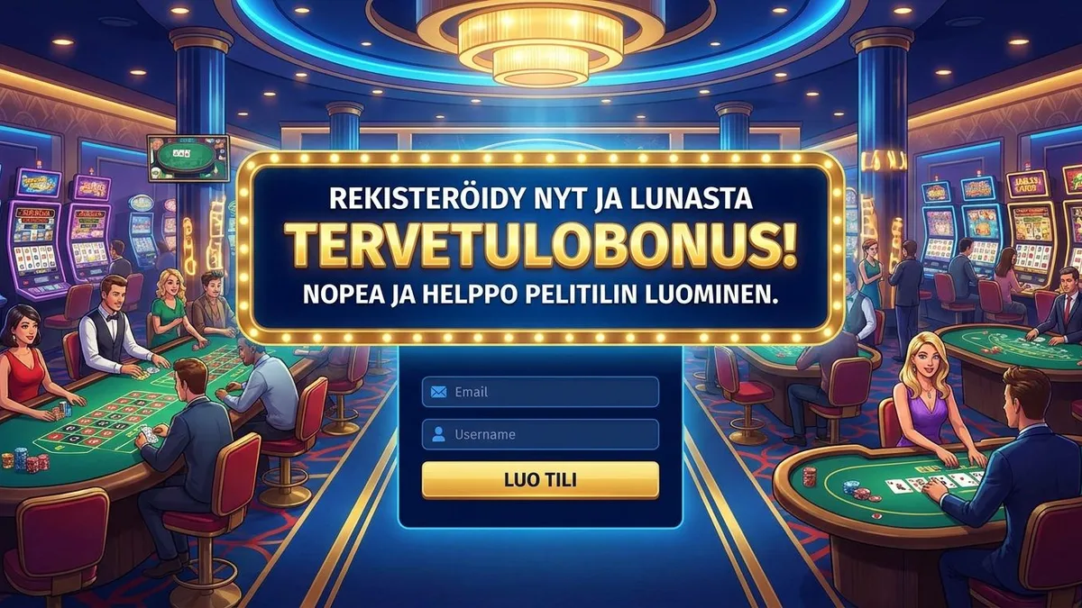 Rekisteröidy bonuksella